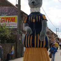 Twenty-Foot Cat Attends Renaissance Faire